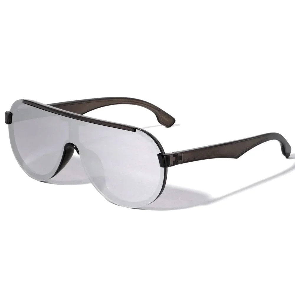 Sunglasses Silver Mirror‎ Lens Light Beach Street Wear Trendy UV400 Protection